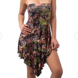 Jean Paul Gaultier Femme Flamingo Print Skirt /Dress